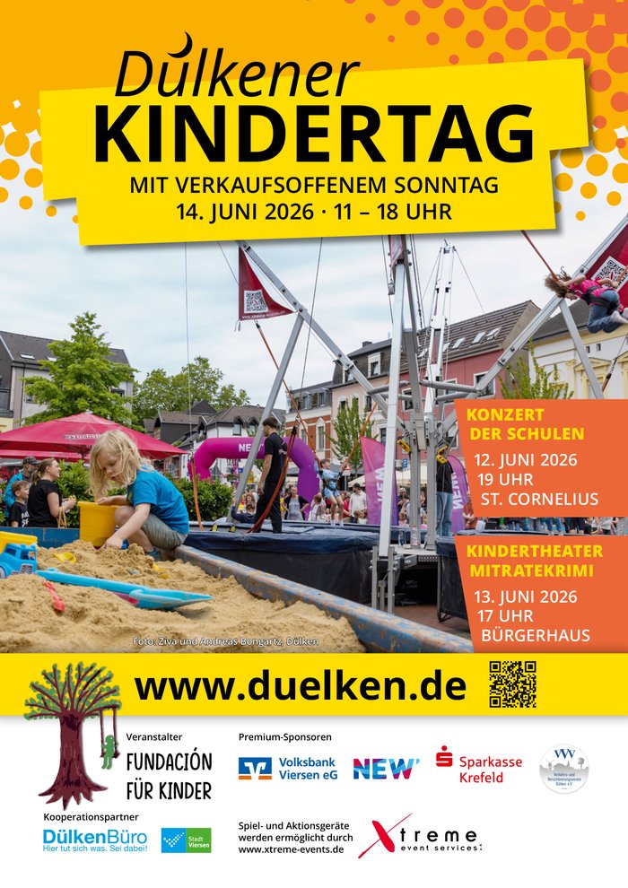 Plakat Dülkener Kindertag 2026
